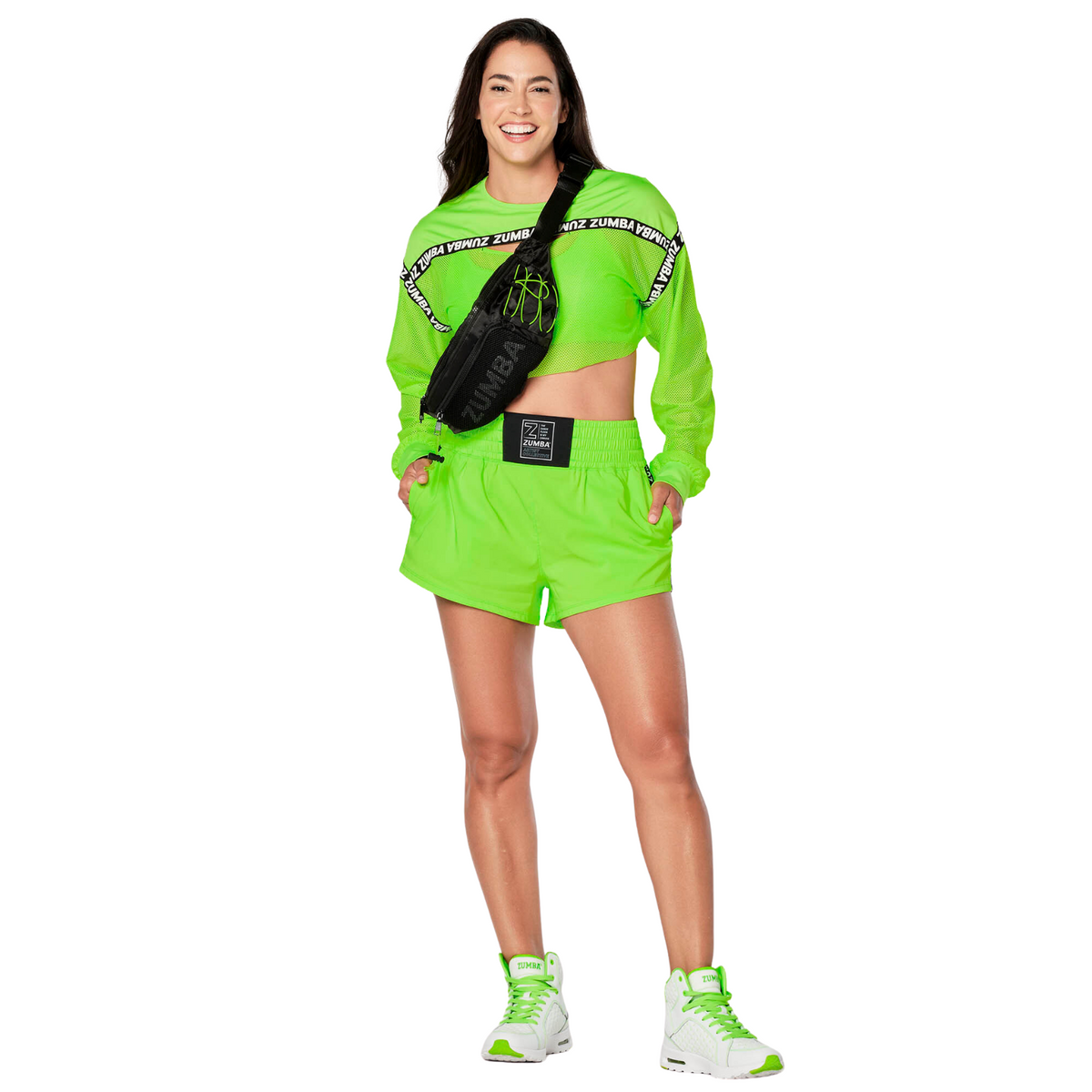 Green 2025 zumba outfit