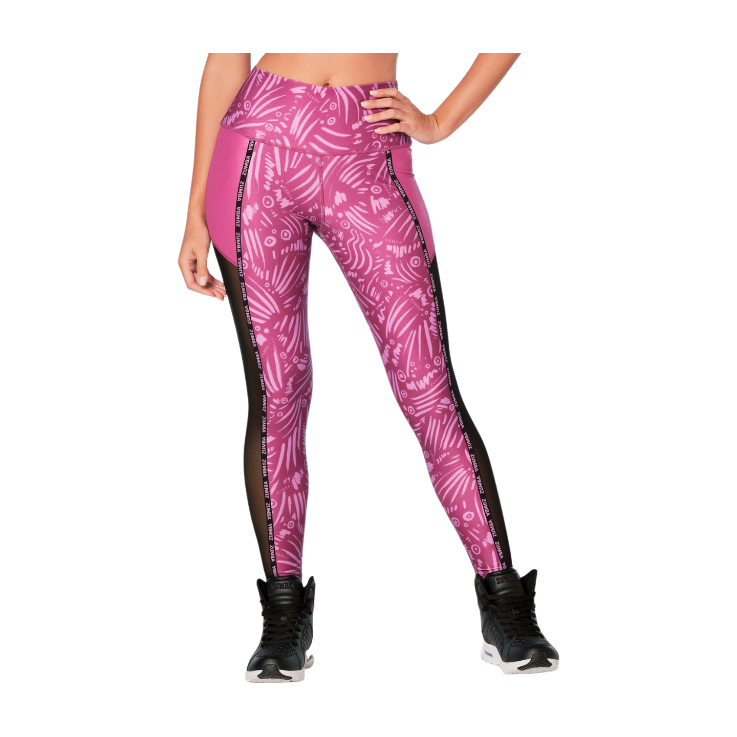 Zumba Butterfly High Waisted Ankle Leggings (Special Order)