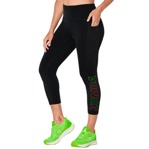 Put The Art In Heart High Waisted Crop Leggings (Special Order)