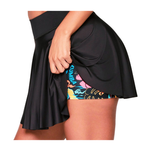 Zumba Tropical High Waisted Skort (Special Order)