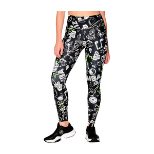 Fierce and Fired up High Waisted Ankle Leggings