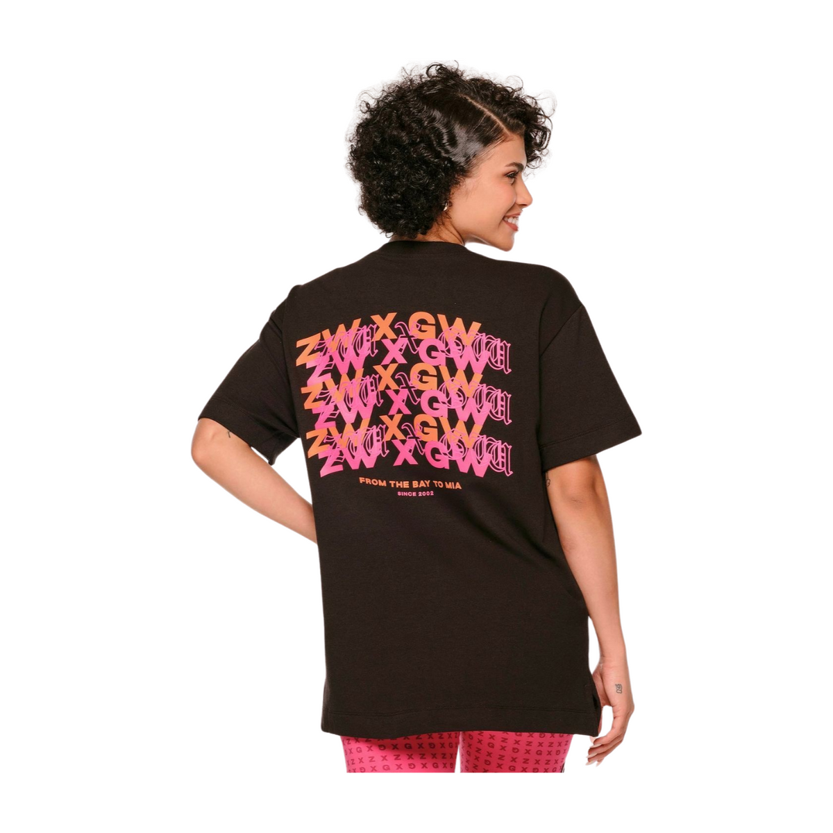 ユニセックス♪ズンバ ZW X GW Unisex Oversized Crew Neck Top ZW X GW Unisex Oversized Crew Neck Top (Special Order