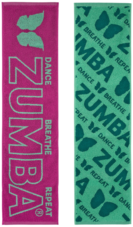 Zumba Transform Fitness Towels 2PK