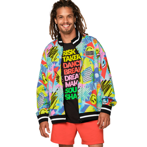 Zumba Fun And Happy Zip-Up Track Jacket (Special Order)