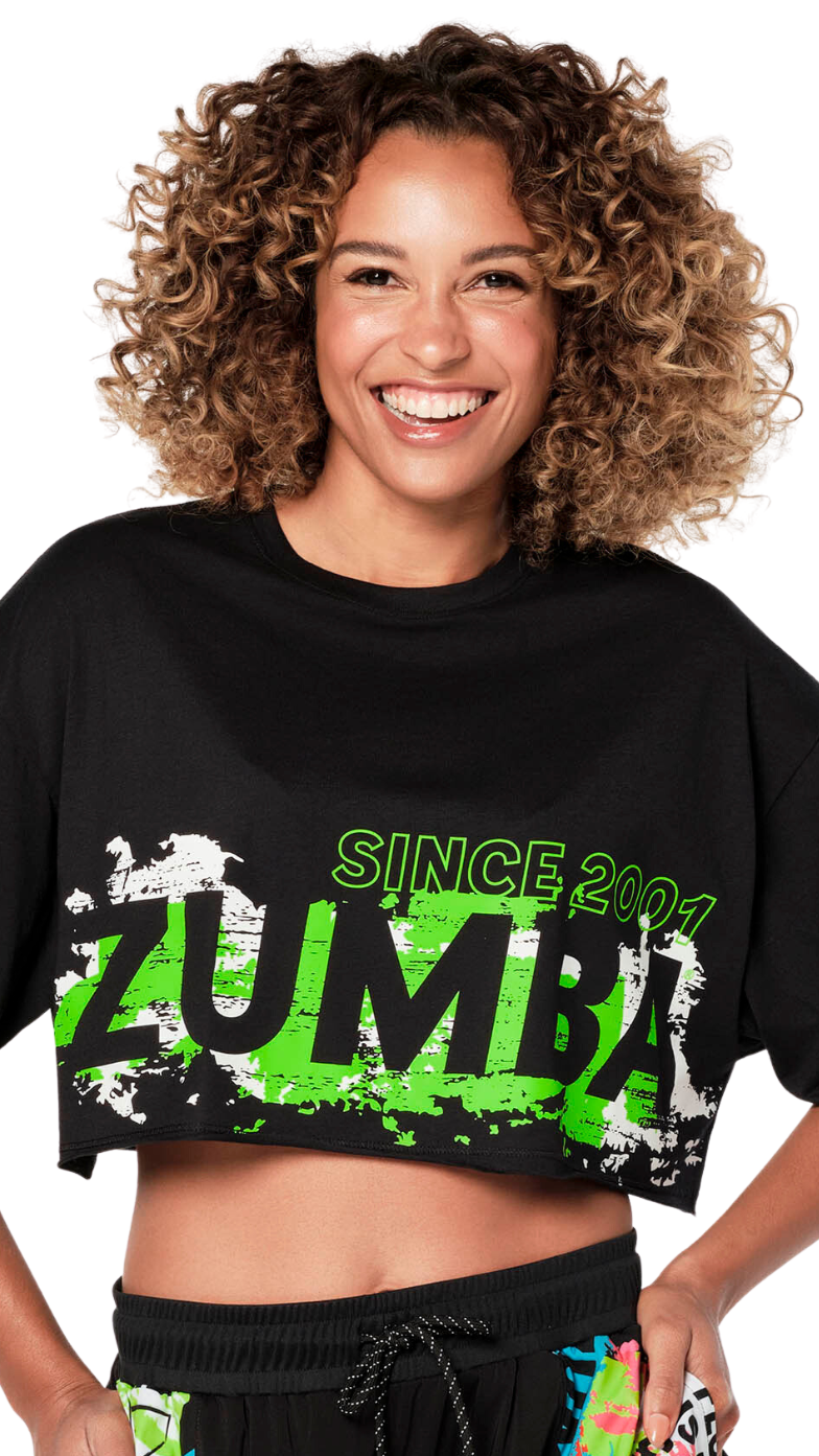 Zumba Since 2001 Crop Top