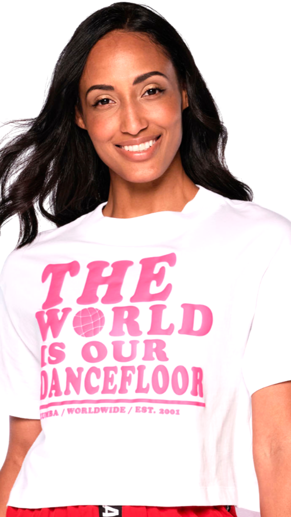 The World Is Our Dance Floor Crop Top (Special Order)