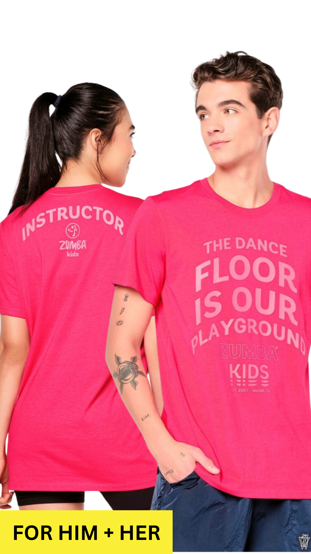 Zumba Kids Instructor Crew Neck Tee