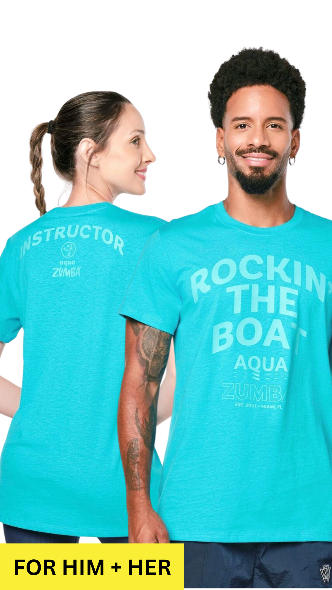 Aqua Zumba Instructor Crew Neck Tee