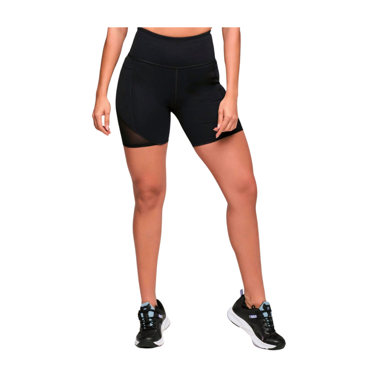 Strong ID Electric High Waisted Biker Shorts With Pockets (Special Order)