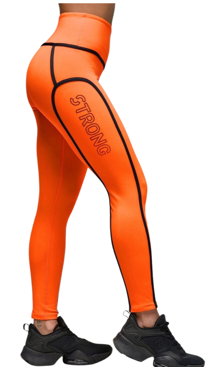 STRONG iD High Waisted Ankle Leggings With Strapping (Special Order)