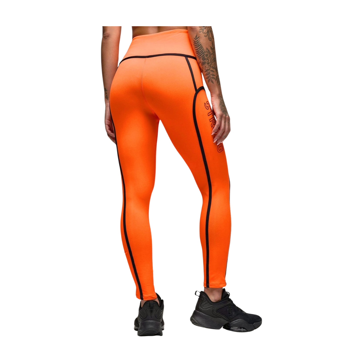 STRONG iD High Waisted Ankle Leggings With Strapping (Special Order)