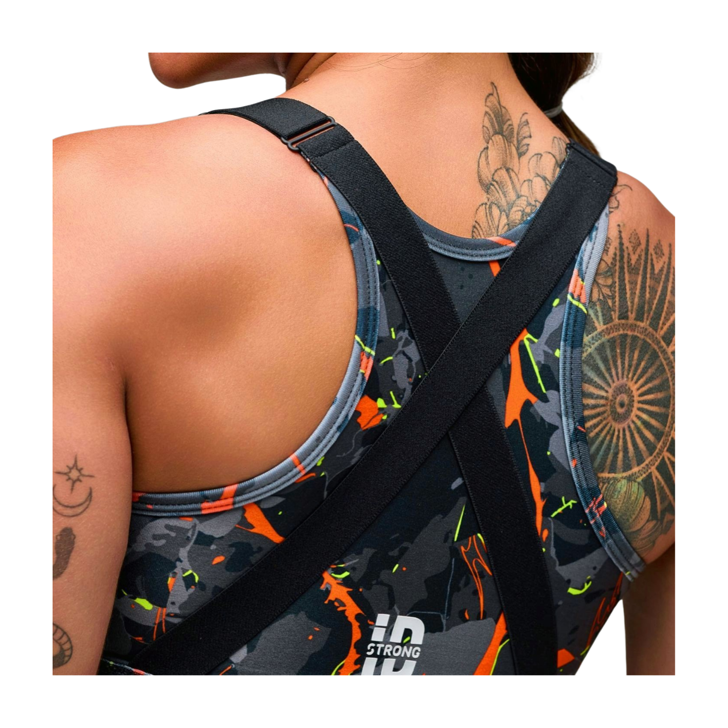 STRONG iD Scoop Neck Adjustable Cross Back Bra (Pre-Order)