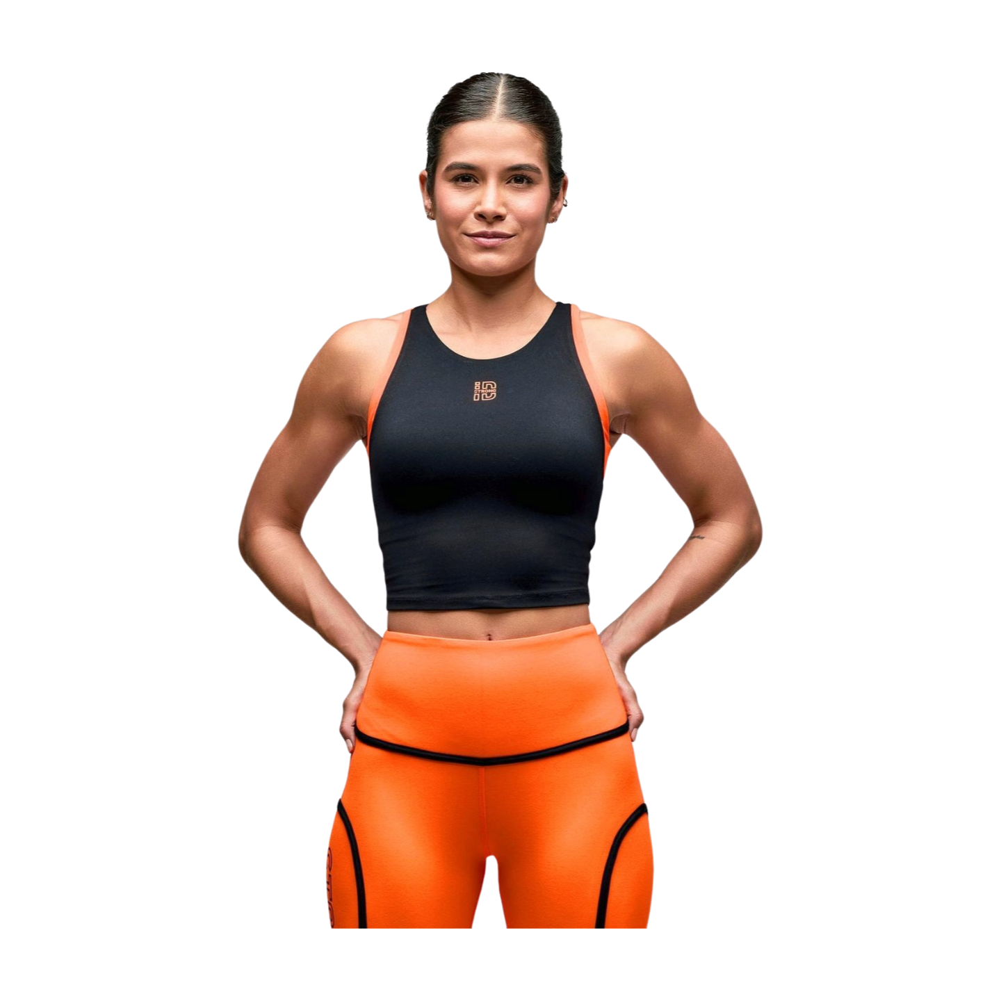 STRONG iD High Neck Racerback Tank With Shelf Bra (Pre-Order)