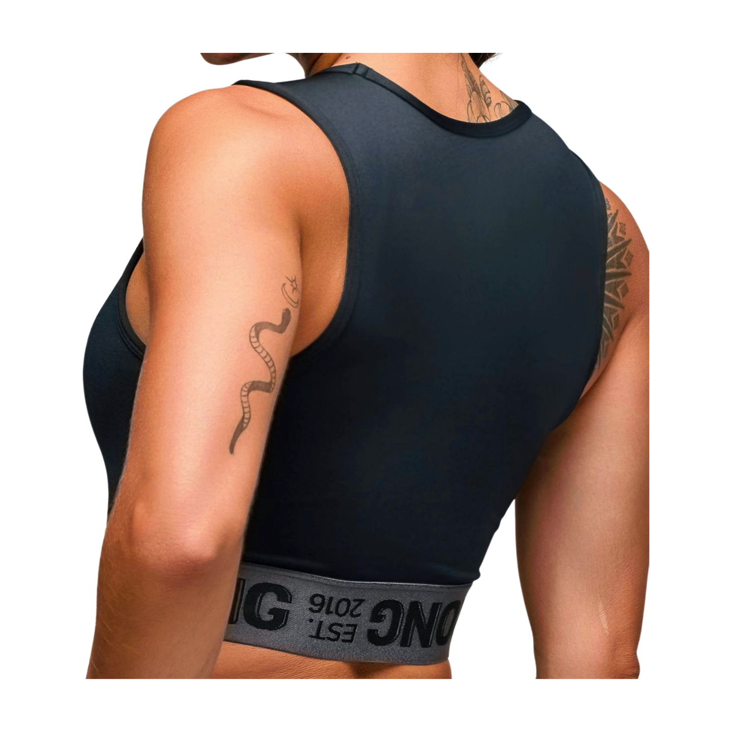 STRONG iD Crop Tank With Elastic Waistband (Pre-Order)
