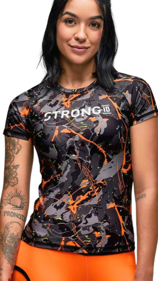 STRONG iD Fitted Raglan Cap Sleeve Top (Pre-Order)