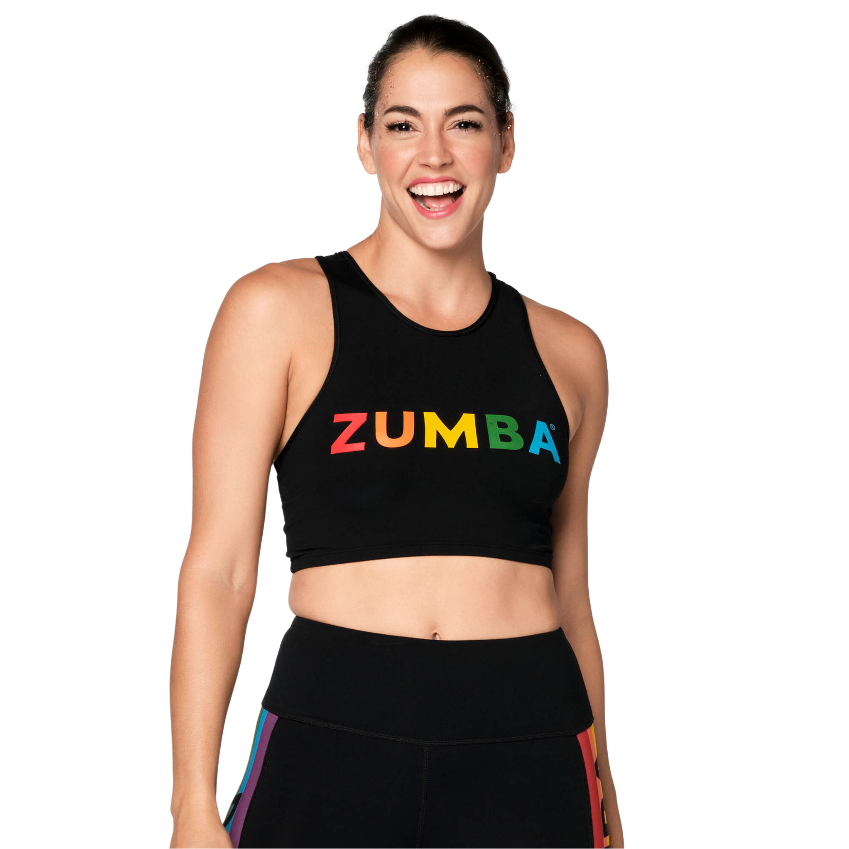 Zumba With Pride Crop Tank (Special Order)