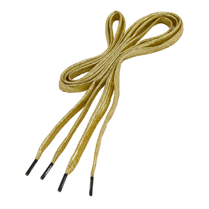 Gold sales boot laces