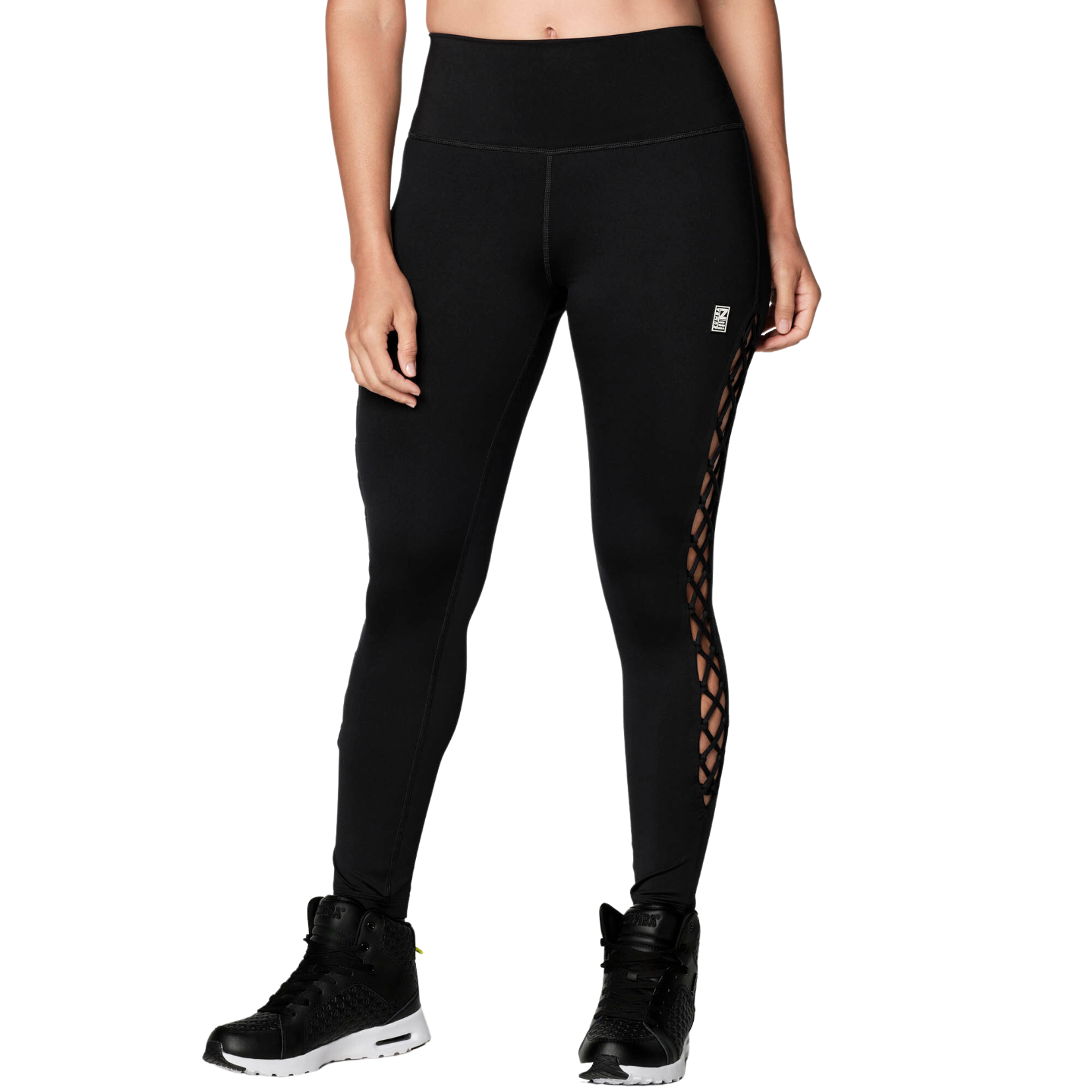 Zumba Move High Waisted Laced Up Ankle Leggings (Special Order)