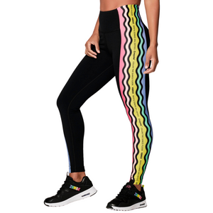 Zumba X Crayola Dance Outside The Lines High Waisted Ankle Leggings