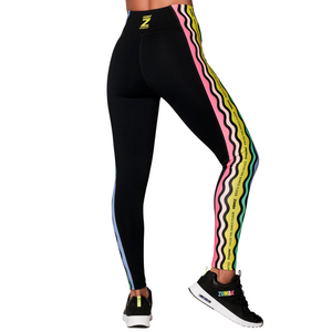 Zumba X Crayola Dance Outside The Lines High Waisted Ankle Leggings