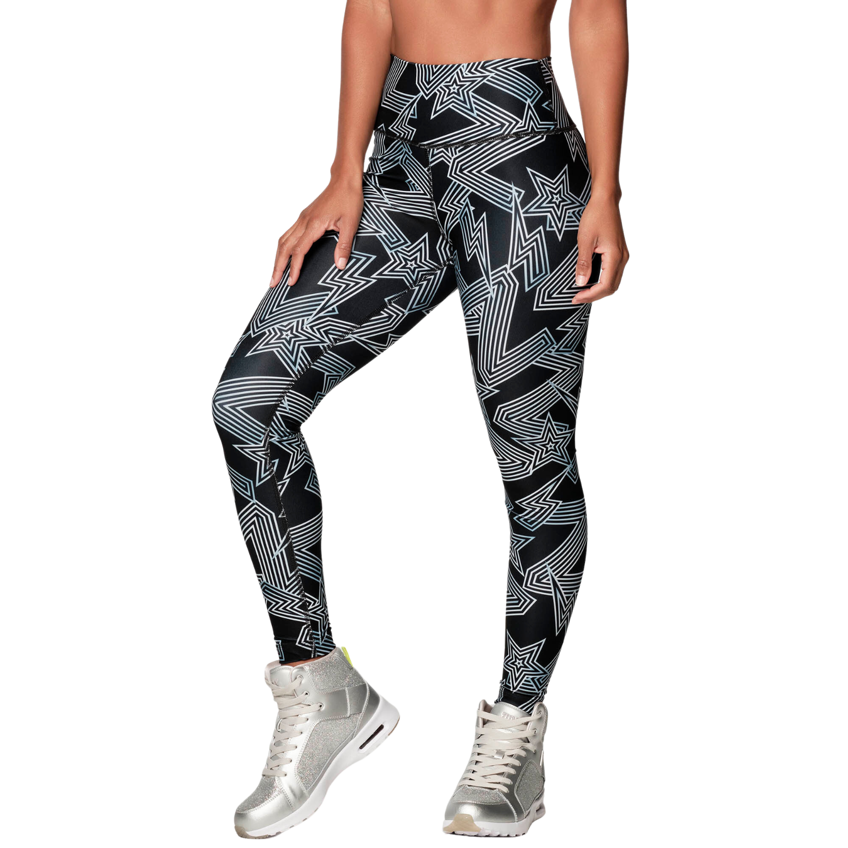 Zumba Roller Derby High Waisted Leggings