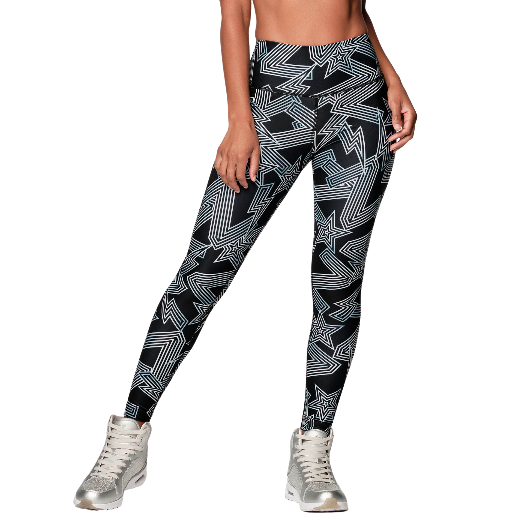 Zumba Roller Derby High Waisted Leggings