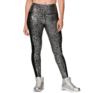 Glow With The Flow High Waisted Foil Leggings (Special Order)