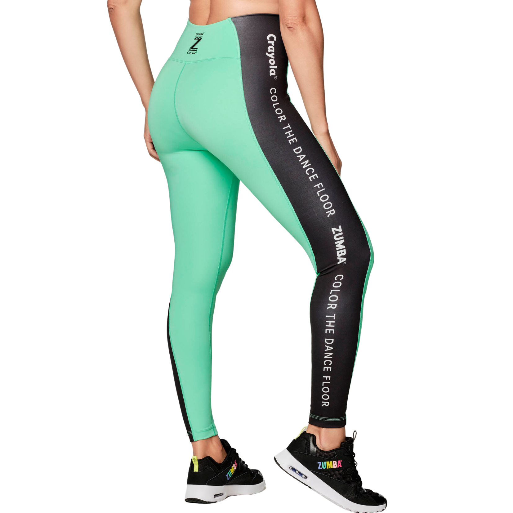Zumba X Crayola Dance In Colour High Waisted Ankle Leggings