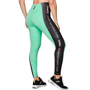 Zumba X Crayola Dance In Colour High Waisted Ankle Leggings