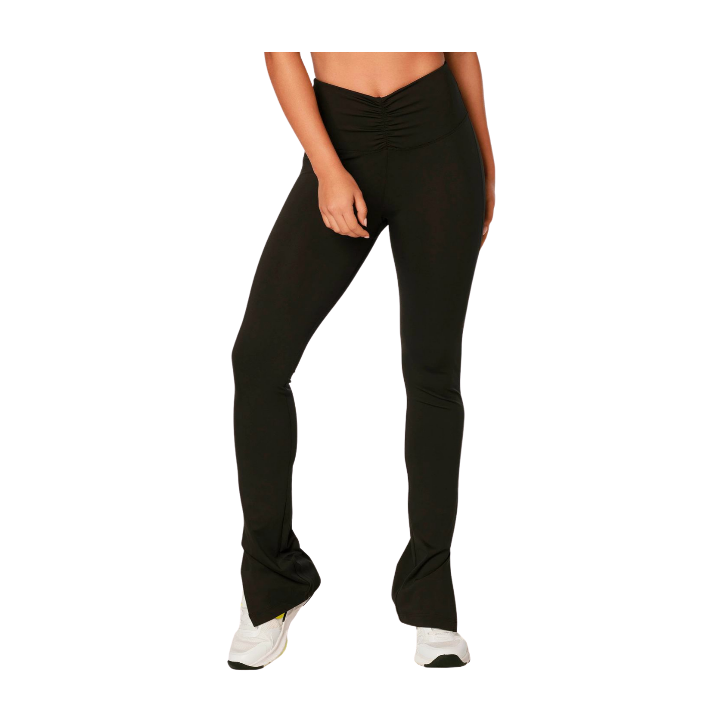 Zumba Ruched High Waisted Bootcut Leggings (Special Order)
