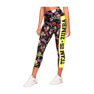 ZW Varsity High Waisted Crop Leggings (Special Order)