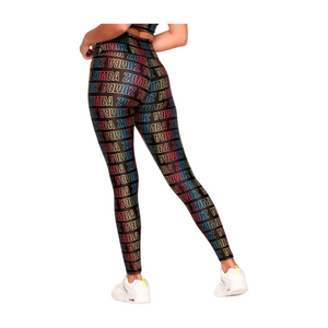 Bright And Bold High Waisted Ankle Leggings (Special Order)