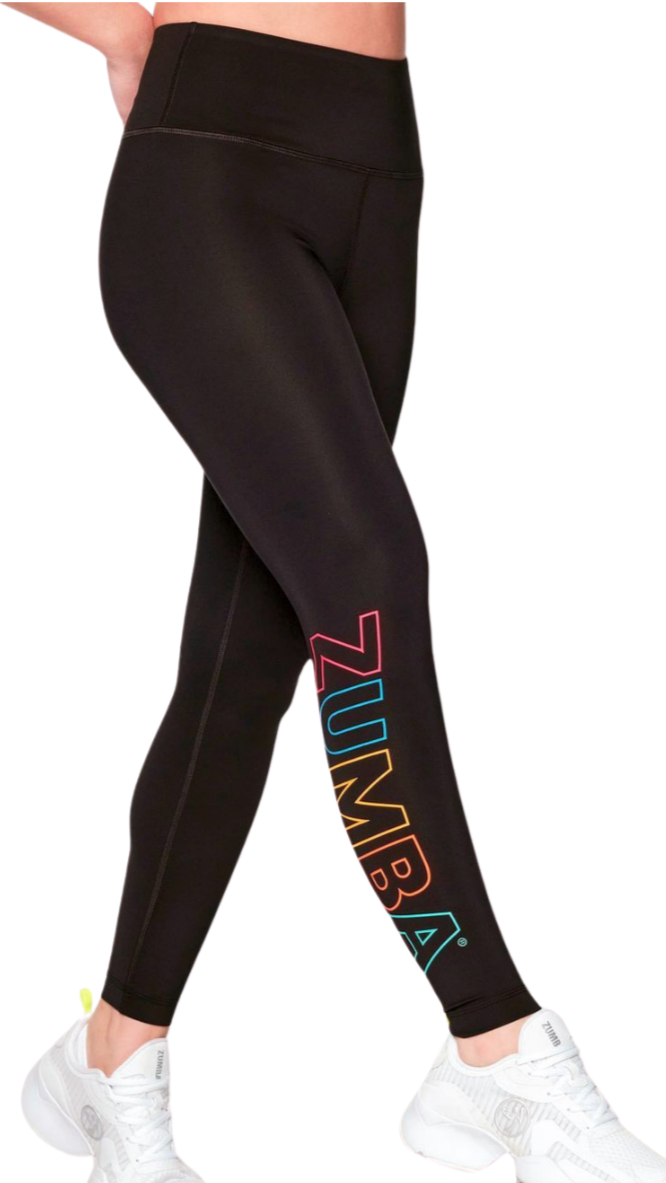 Zumba Vibrant High Waisted Ankle Leggings (Special Order)