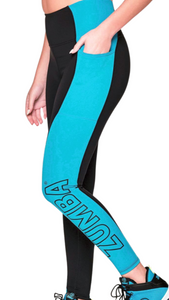 Zumba Electric Club High Waisted Ankle Leggings (Special Order)