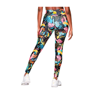 Zumba Palm Party High Waisted Ankle Legging (Pre-Order)