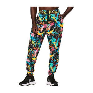 Zumba Palm Party High Waisted Track Pants (Special Order)