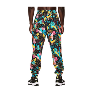 Zumba Palm Party High Waisted Track Pants (Special Order)