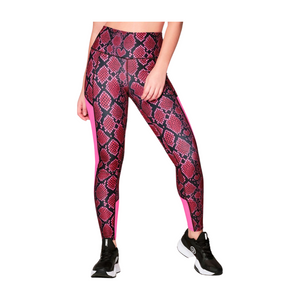 Zumba Love Snakeskin High Waisted Ankle Leggings (Special Order)