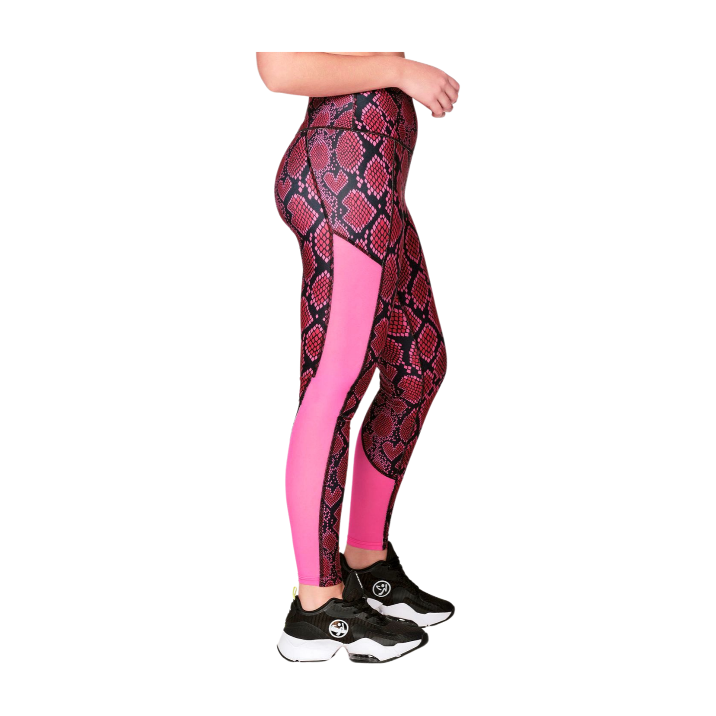 Zumba Love Snakeskin High Waisted Ankle Leggings (Special Order)