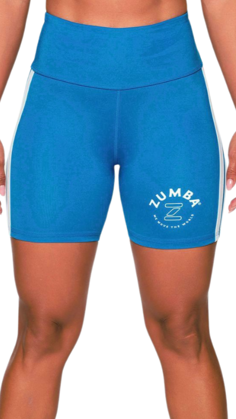 Retro Zumba High Waisted Biker Shorts (Pre-Order)
