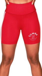Retro Zumba High Waisted Biker Shorts