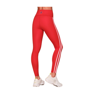 Retro Zumba Laced Up High Waisted Ankle Leggings (Special-Order)