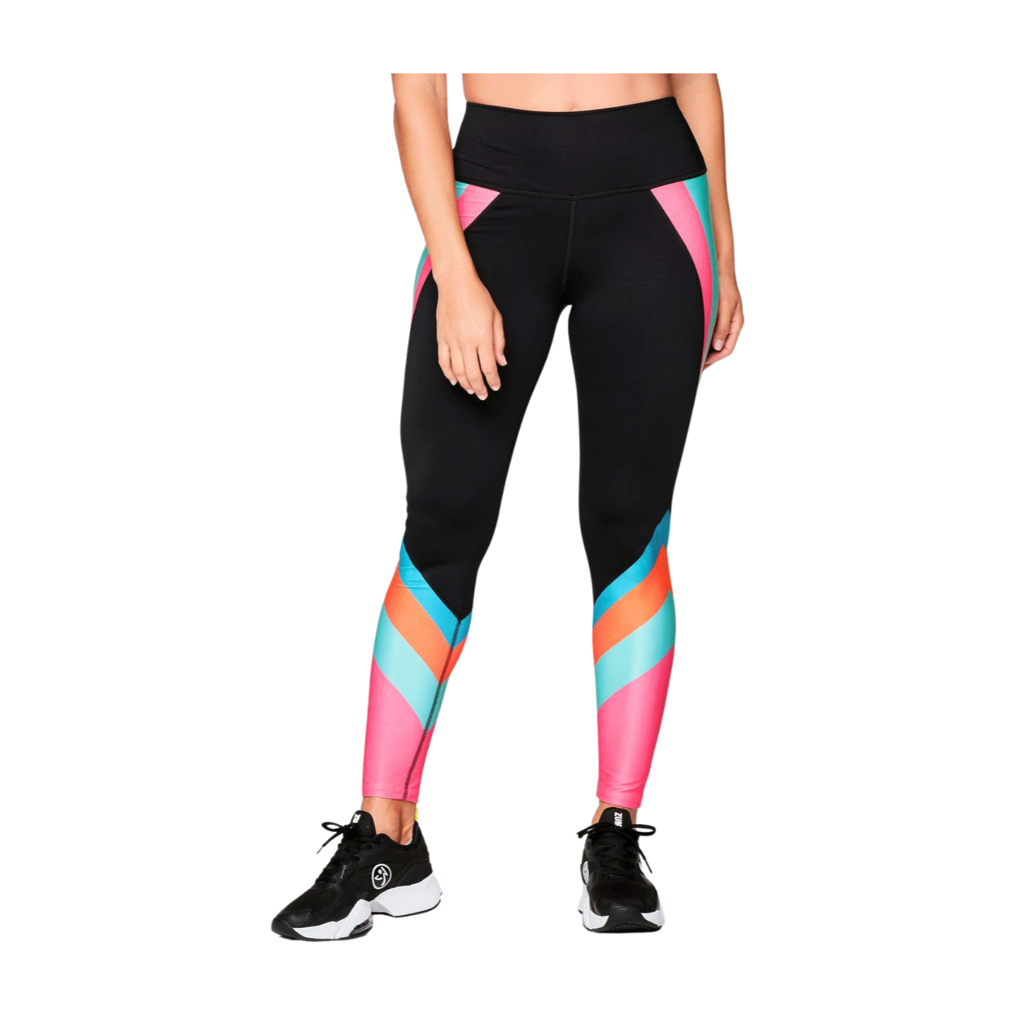 Zumba Beach Party High Waisted Ankle Leggings (Special Order)