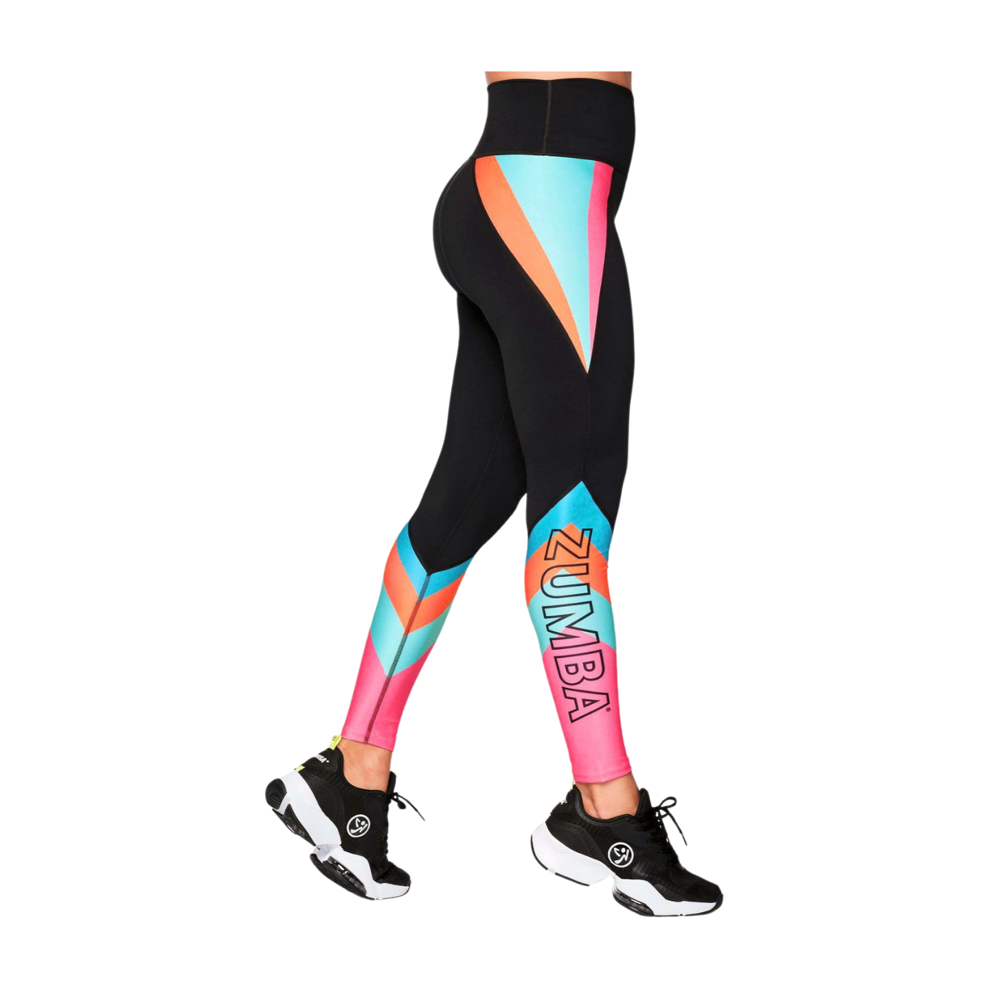 Zumba Beach Party High Waisted Ankle Leggings (Special Order)