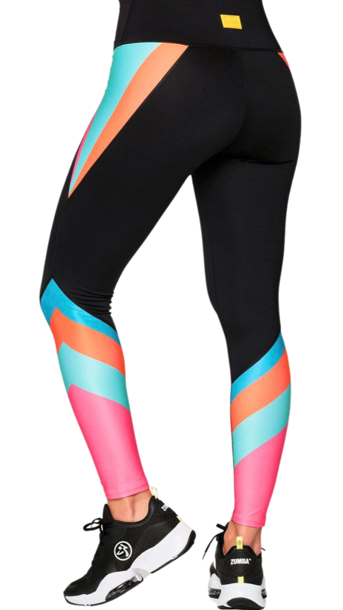 Zumba pop panel ankle leggings new arrivals