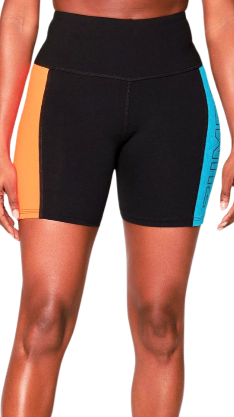 Zumba Beach Party High Waisted Biker Shorts (Special Order)