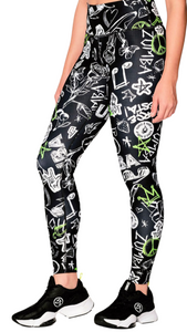 Fierce and Fired up High Waisted Ankle Leggings (Pre-Order)