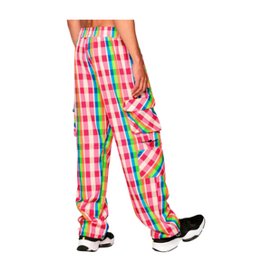 Zumba Plaid Pop Cargo Pants (Special Order)