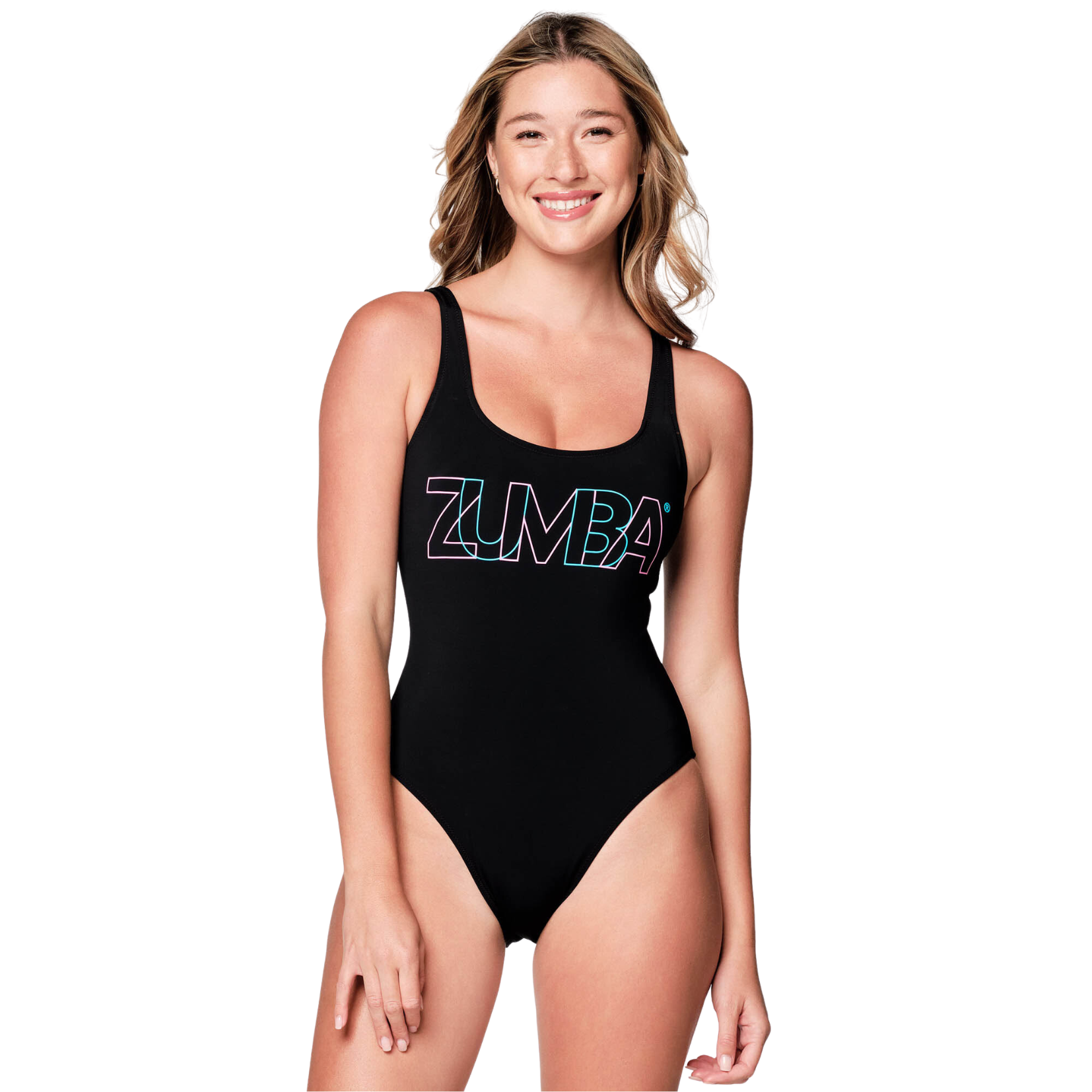 Zumba Swim Solid One-Piece