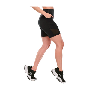Funscape High Waisted Biker Shorts With Mesh (Special Order)